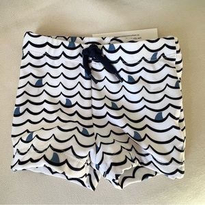 Janie & Jack Baby Shark Fin Swim Short